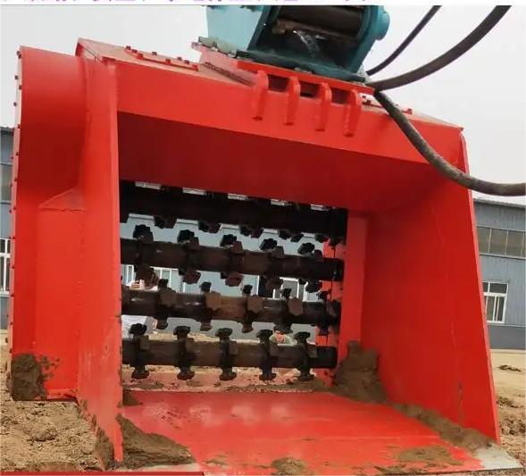 挖機篩分破碎斗